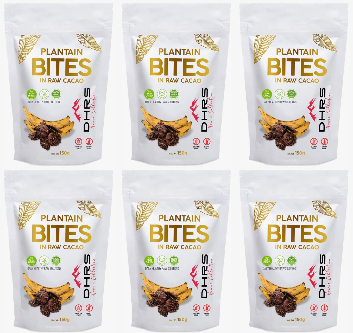 Plantain Bites - Sun Dried Sliced Plantain Dipped in Rare Criollo Cacao