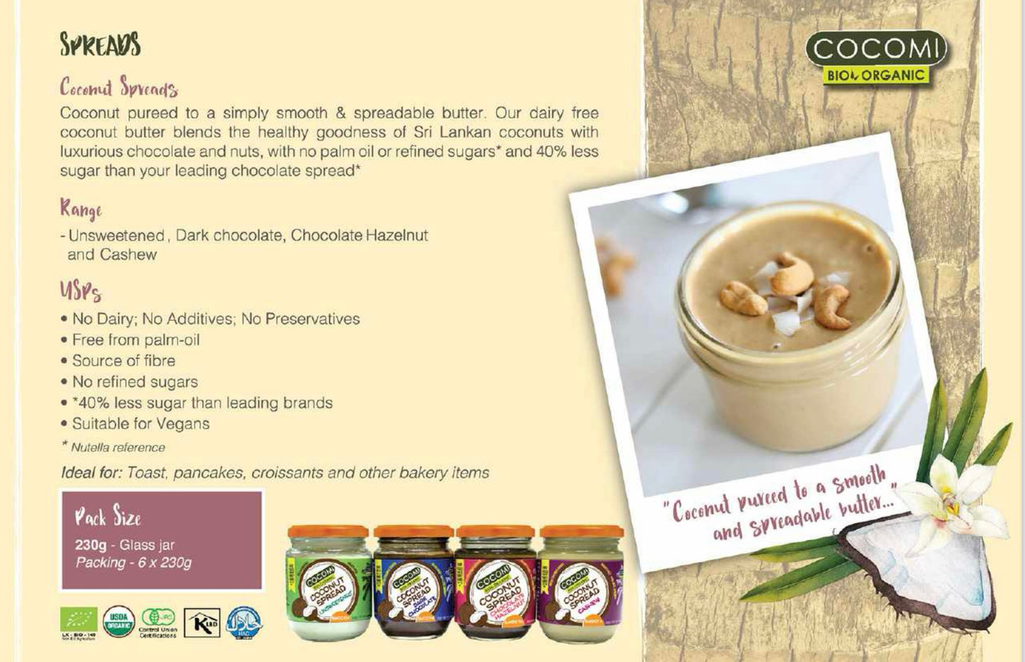 Coconut Spreads